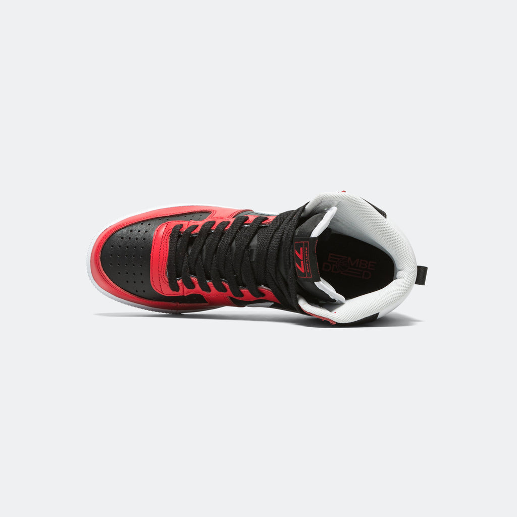 Terminator High - Black/White-University Red