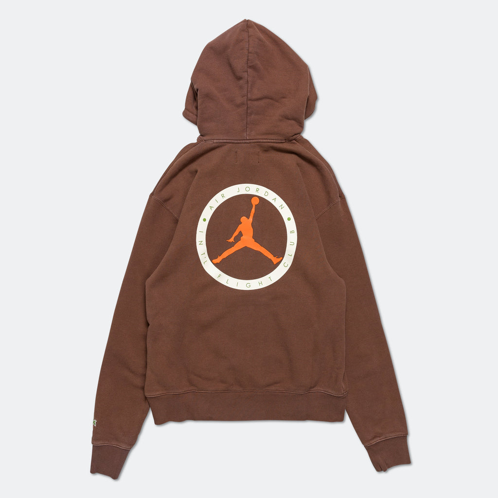 International Flight Club Hoodie × TITAN - Corduroy Brown
