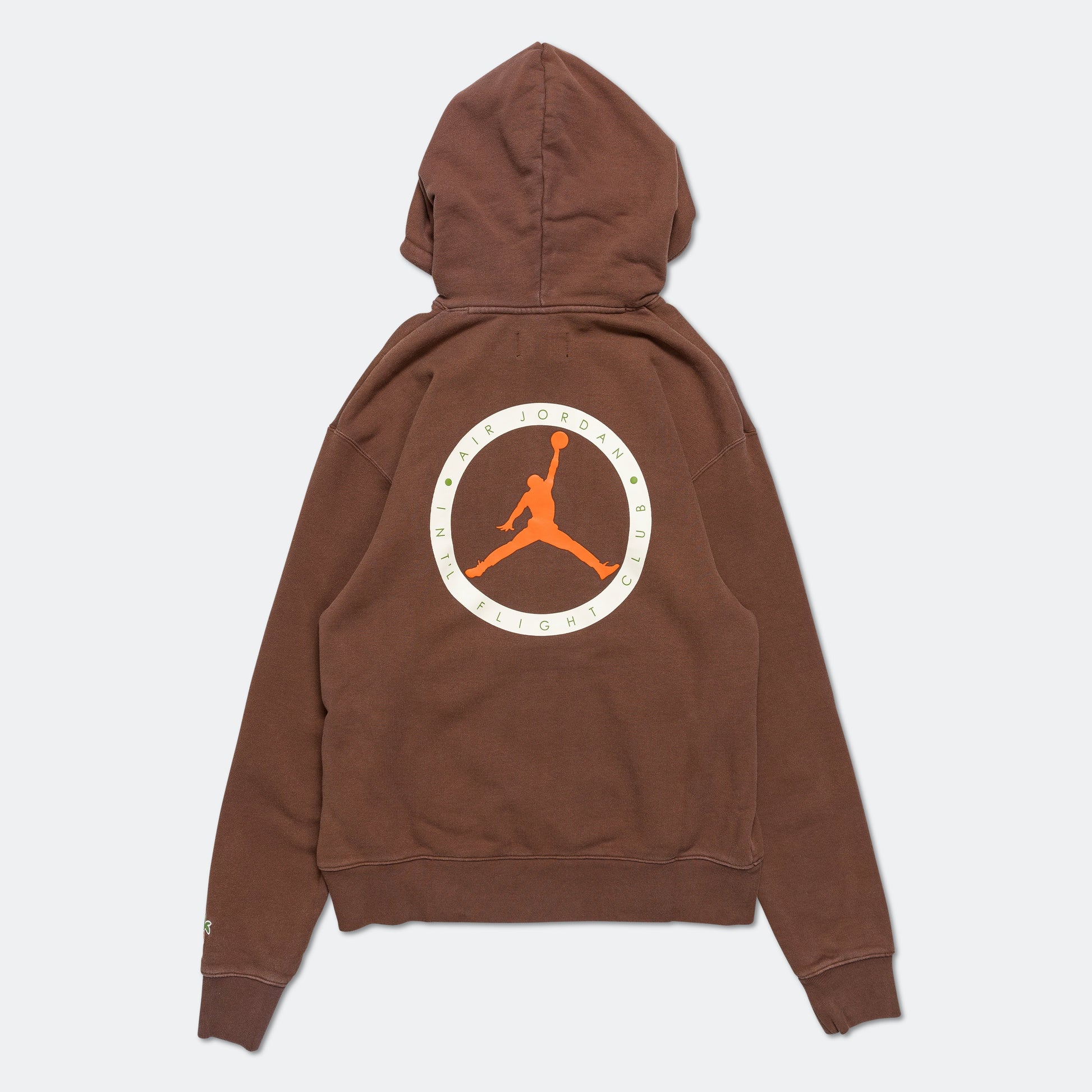 International Flight Club Hoodie × TITAN - Corduroy Brown