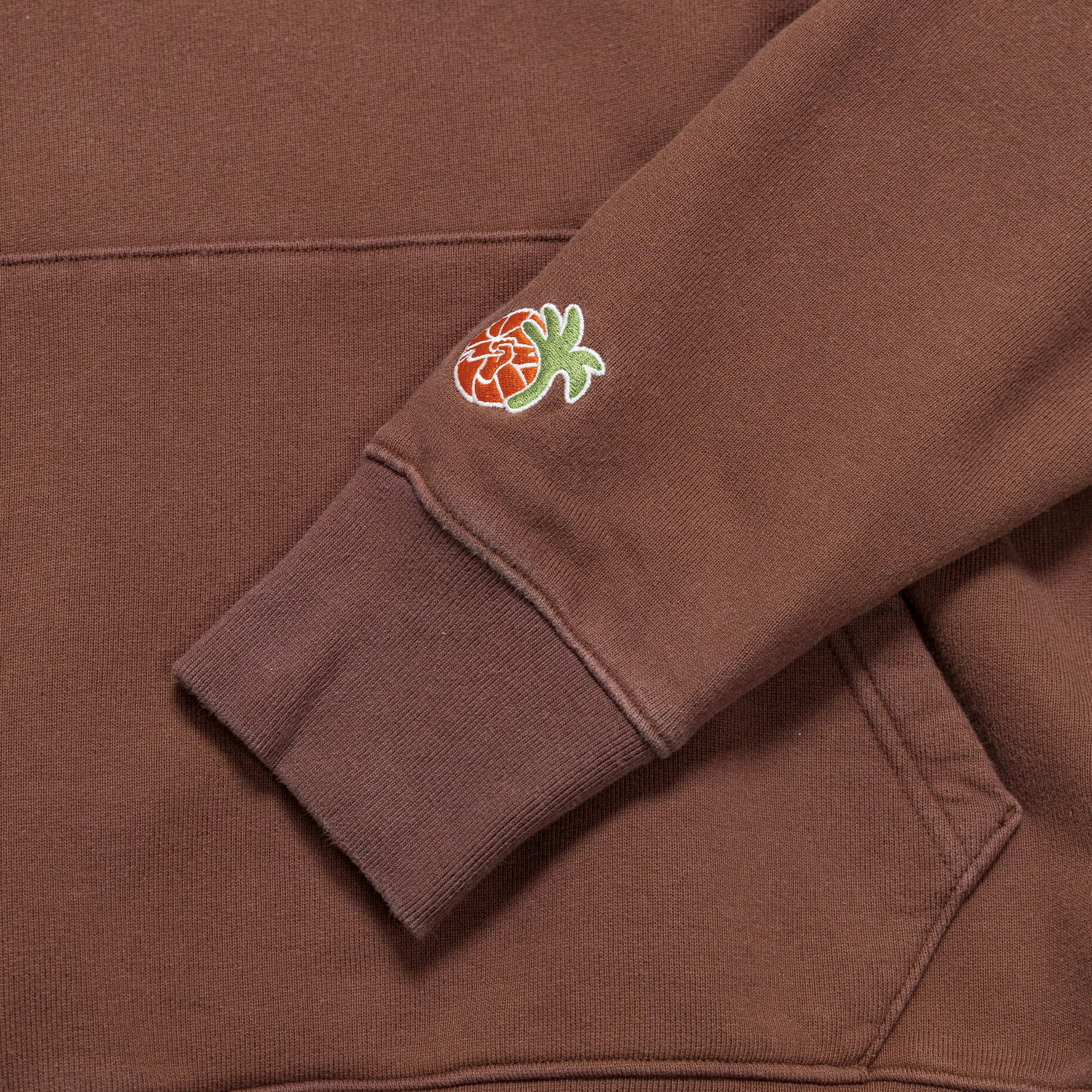 International Flight Club Hoodie × TITAN - Corduroy Brown