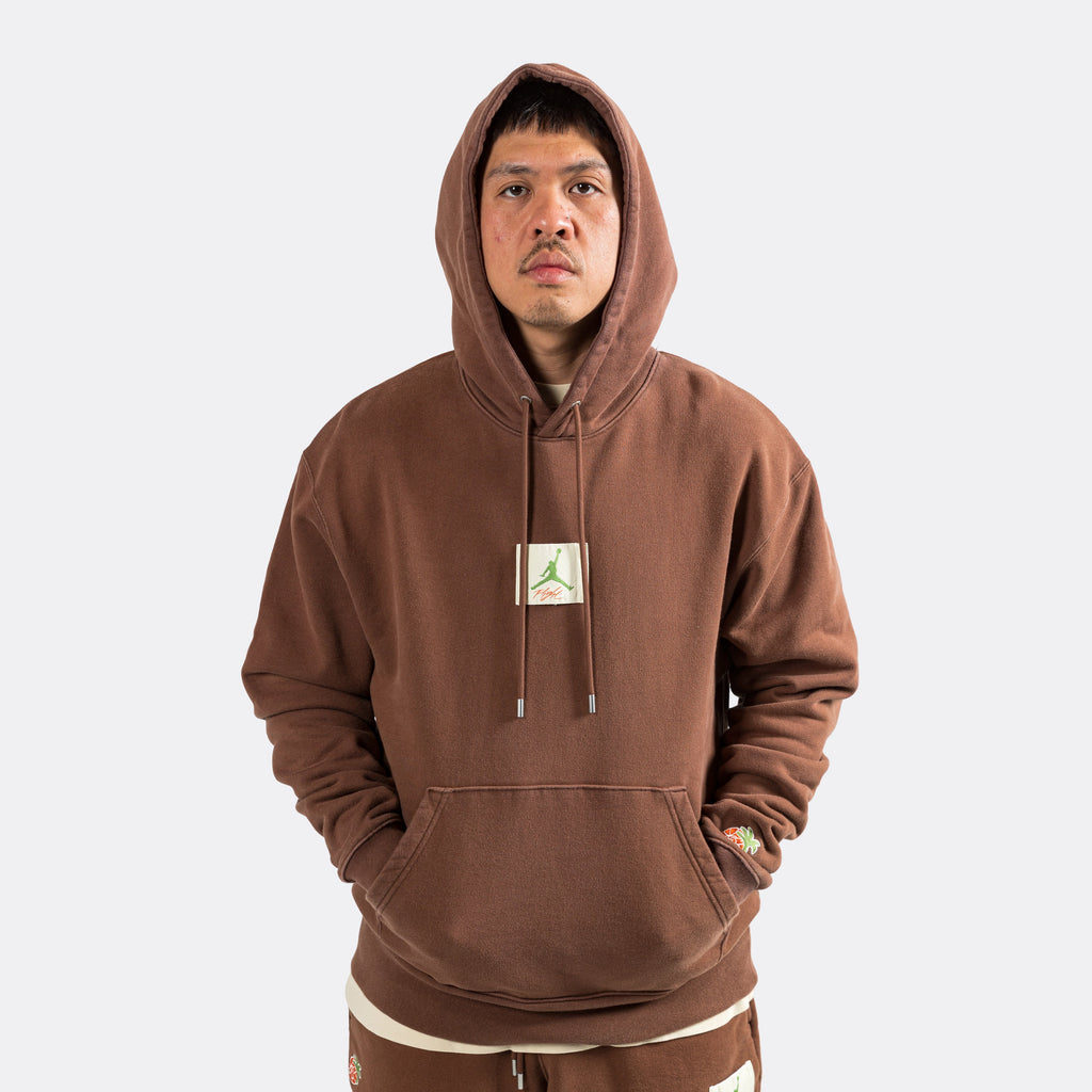 International Flight Club Hoodie × TITAN - Corduroy Brown