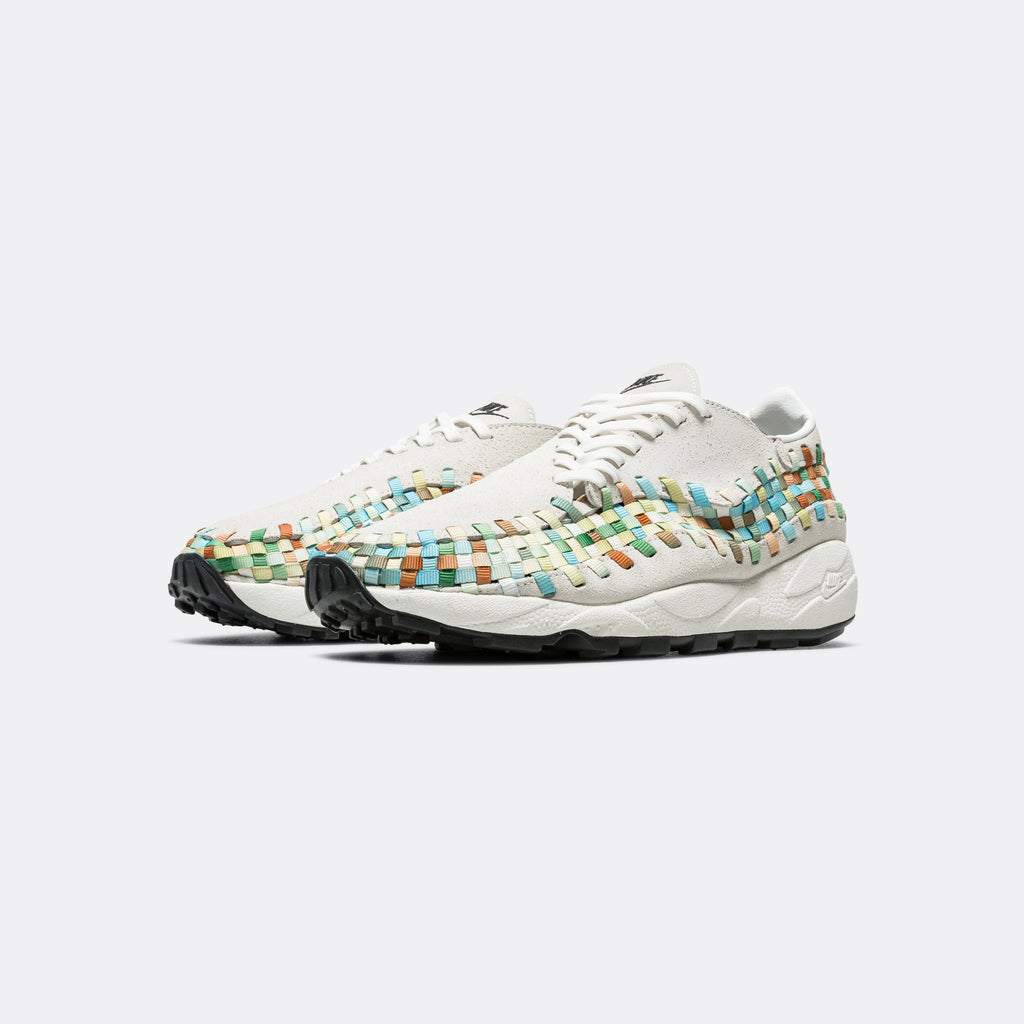 Womens Air Footscape Woven - Summit White/Black-Sail-Multi-Colour