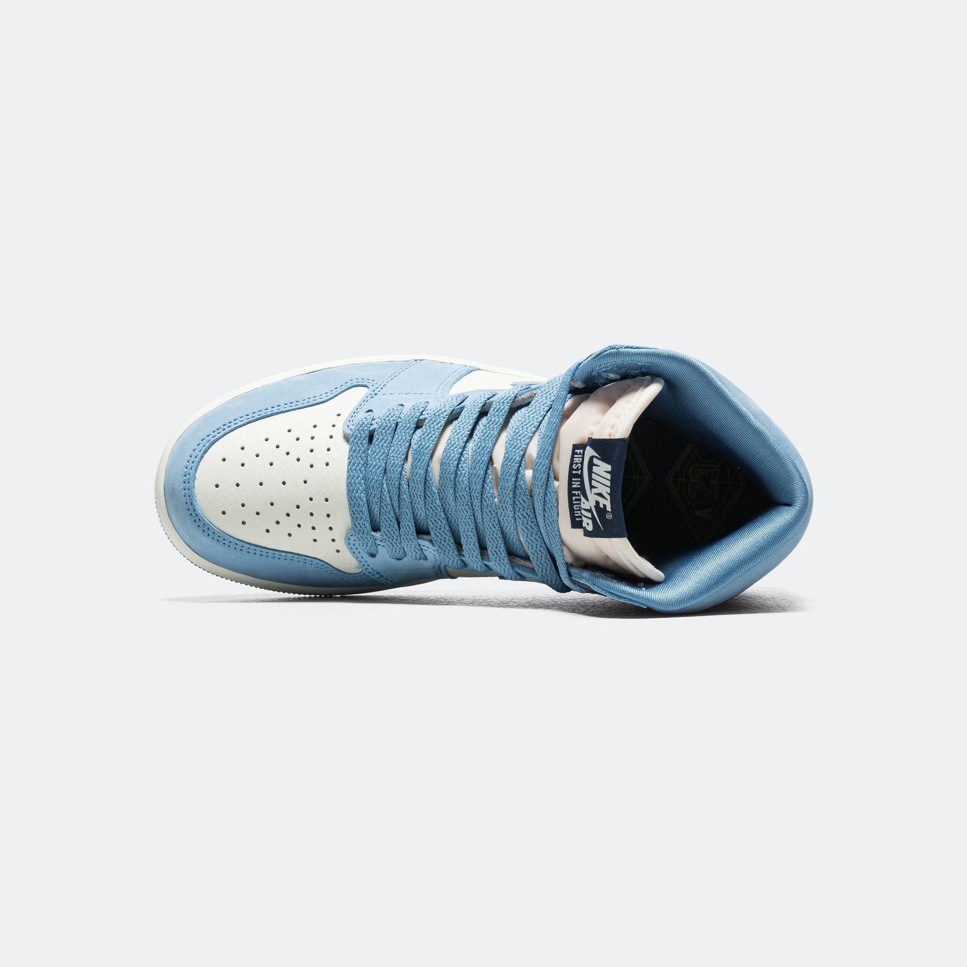 Womens Air Jordan 1 Retro High OG - University Blue/University Gold-Sail