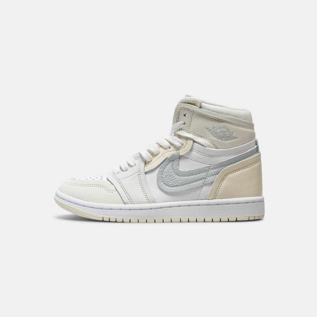 Womens Air Jordan 1 MM High - White/Platinum-Sail-Coconut Milk