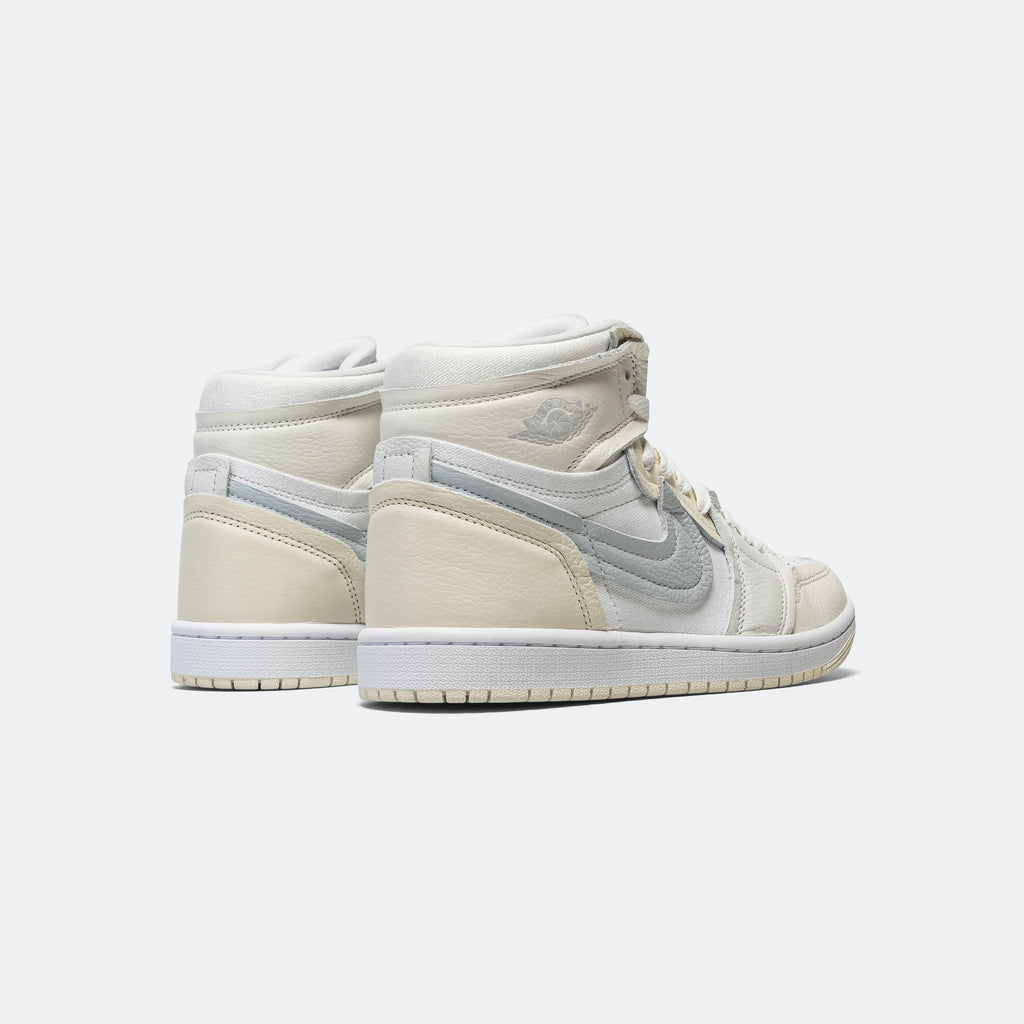 Womens Air Jordan 1 MM High - White/Platinum-Sail-Coconut Milk