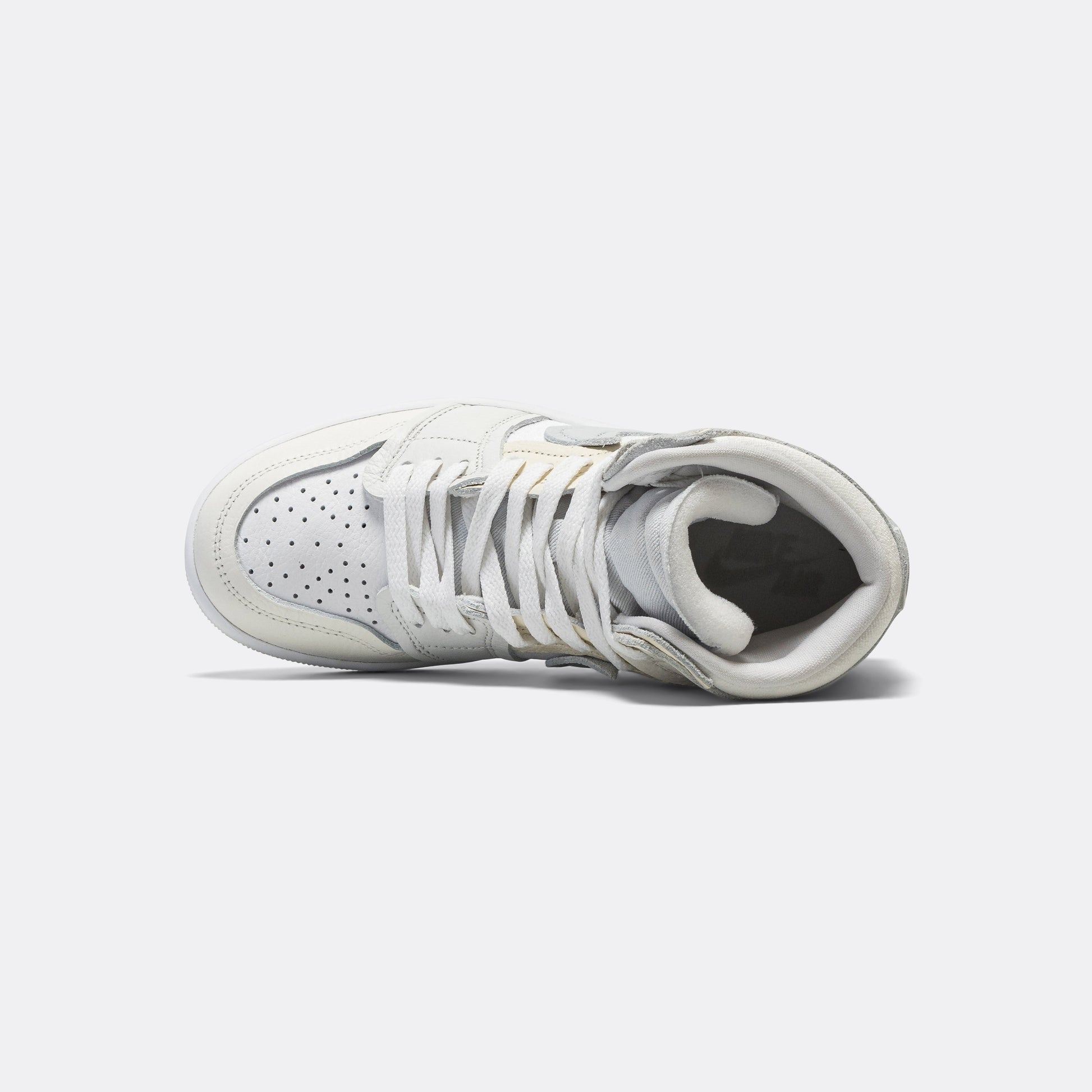 Womens Air Jordan 1 MM High - White/Platinum-Sail-Coconut Milk