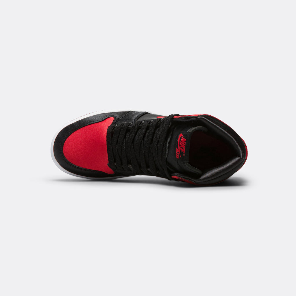 Womens Air Jordan 1 Retro High OG - Black/University Red-White