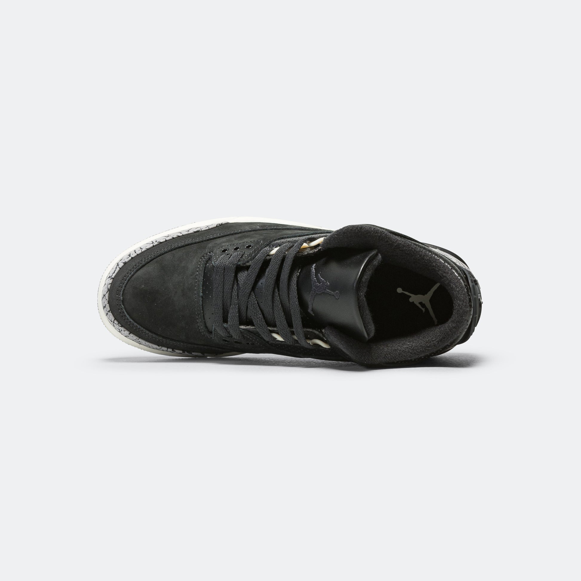 Womens Air Jordan 3 - Off Noir/Black-Sail-Cement Grey