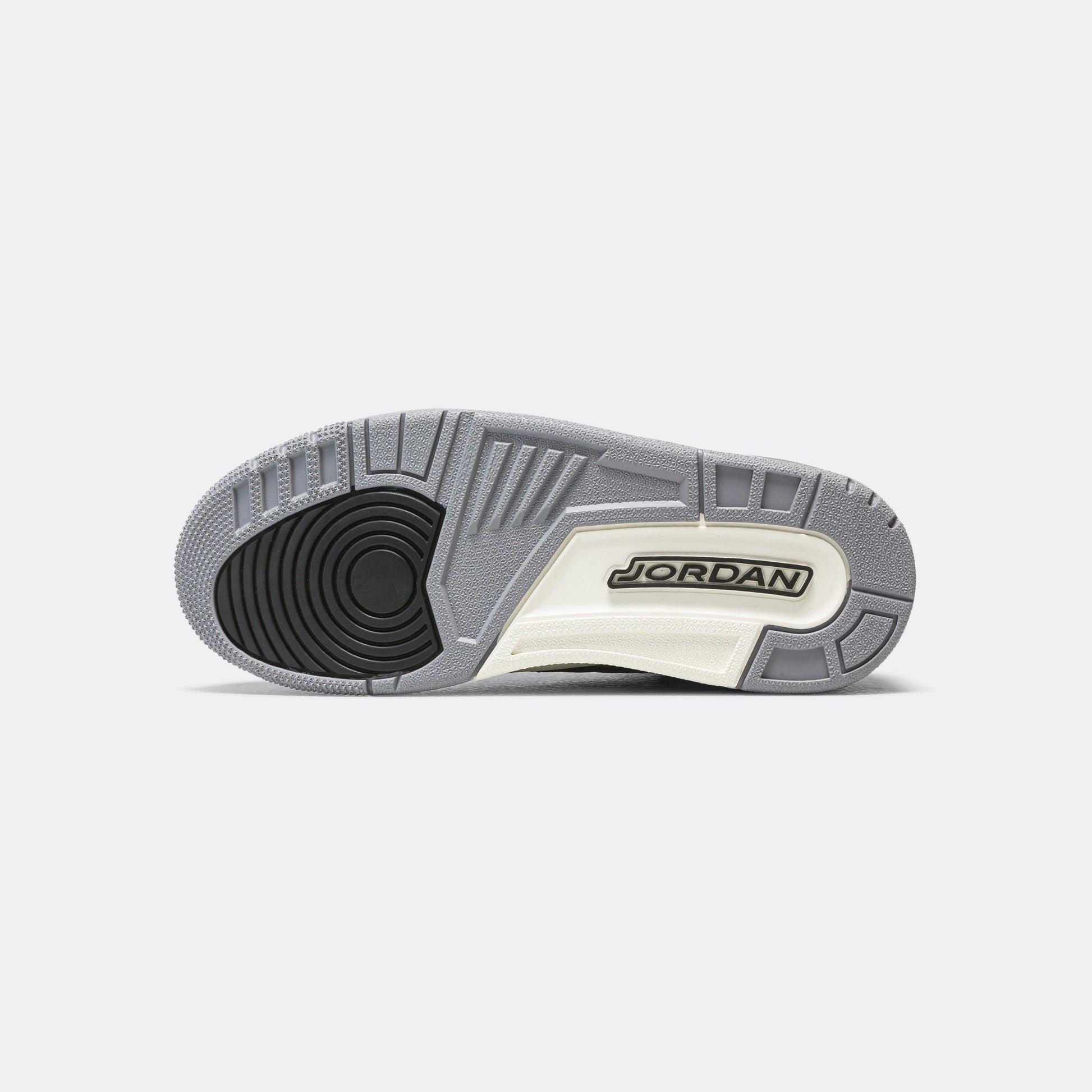 Womens Air Jordan 3 - Off Noir/Black-Sail-Cement Grey