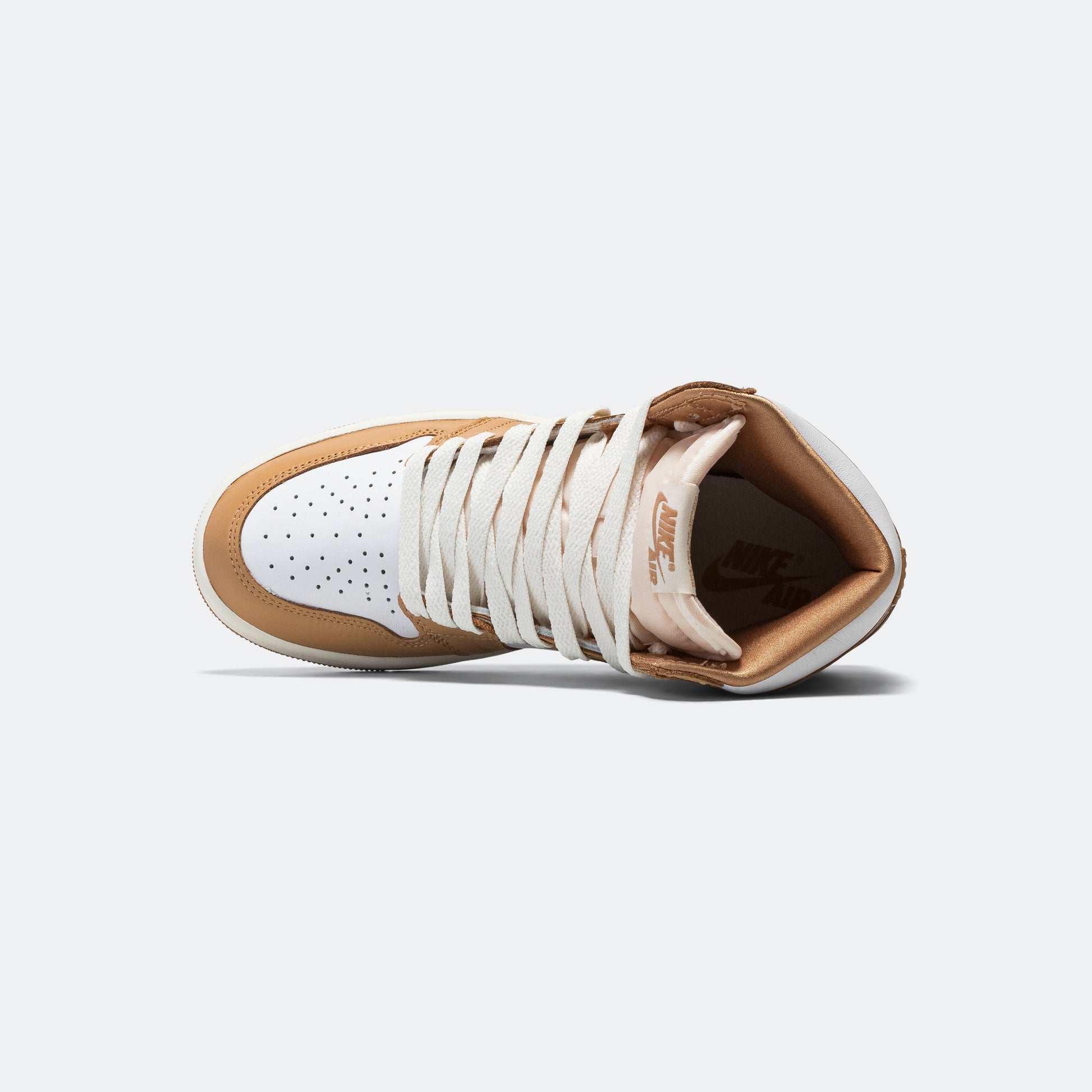 Womens Air Jordan 1 Retro Hi OG - Praline/White-Black