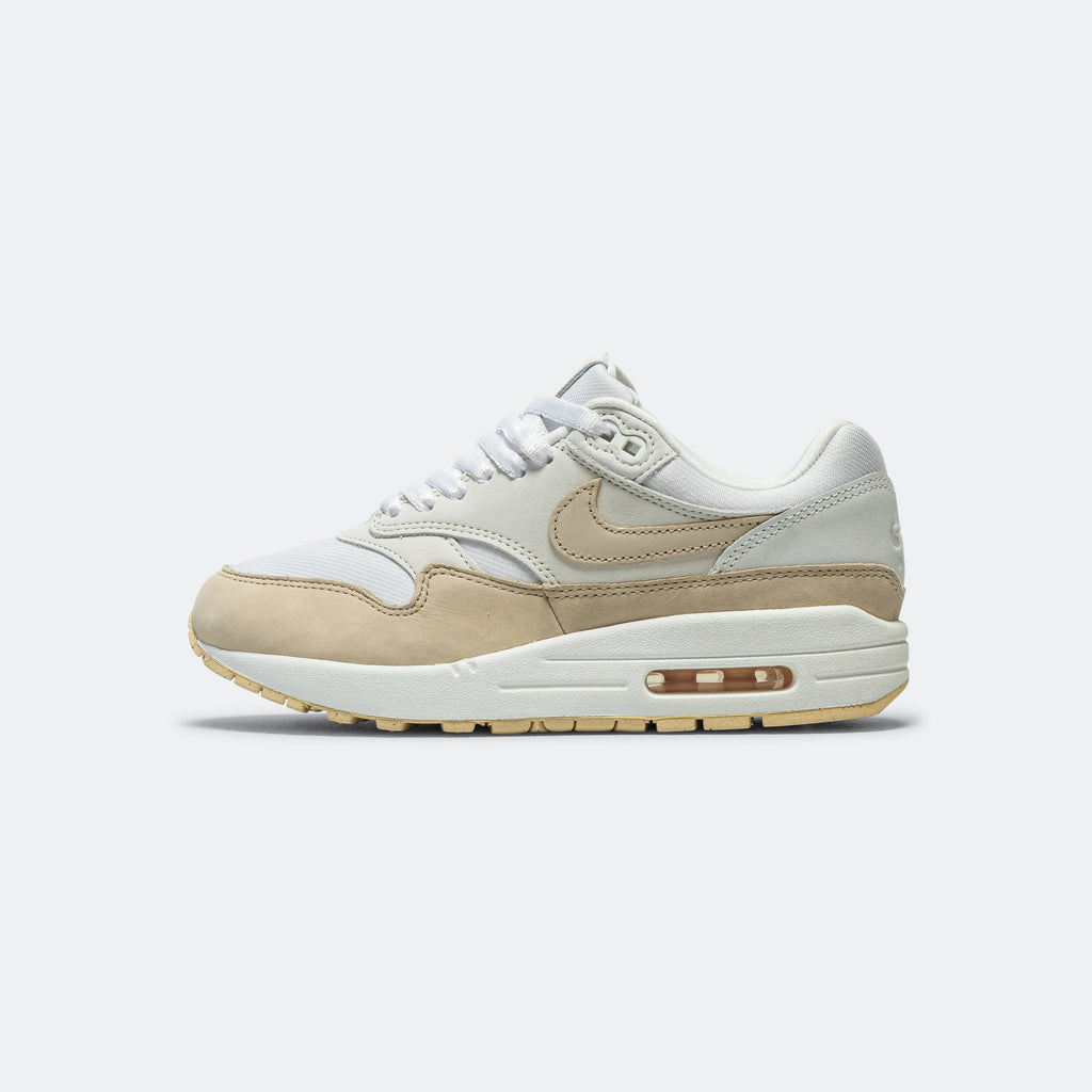 Womens Air Max 1 PRM Essentials - Summit White/Sanddrift-Phantom