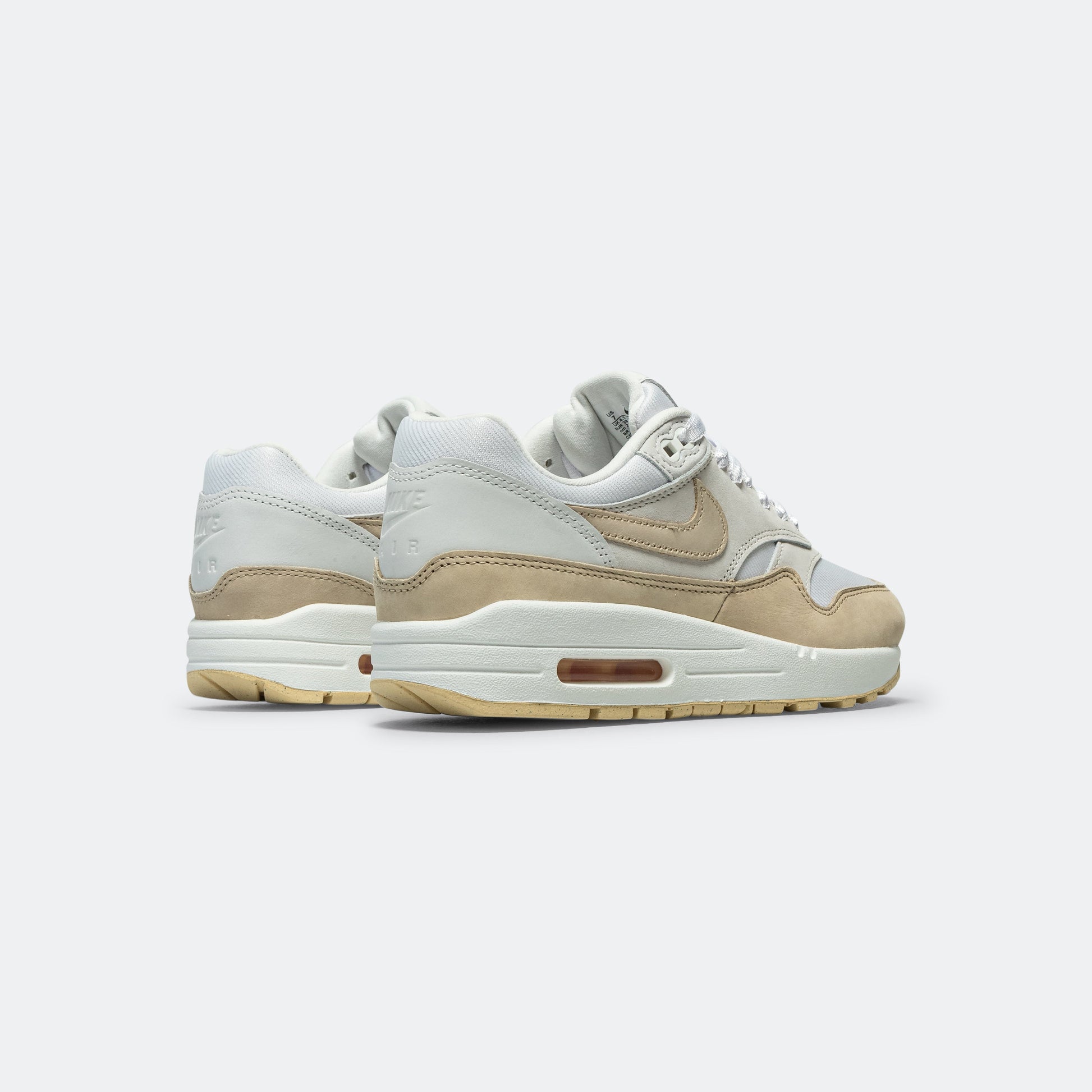 Womens Air Max 1 PRM Essentials - Summit White/Sanddrift-Phantom