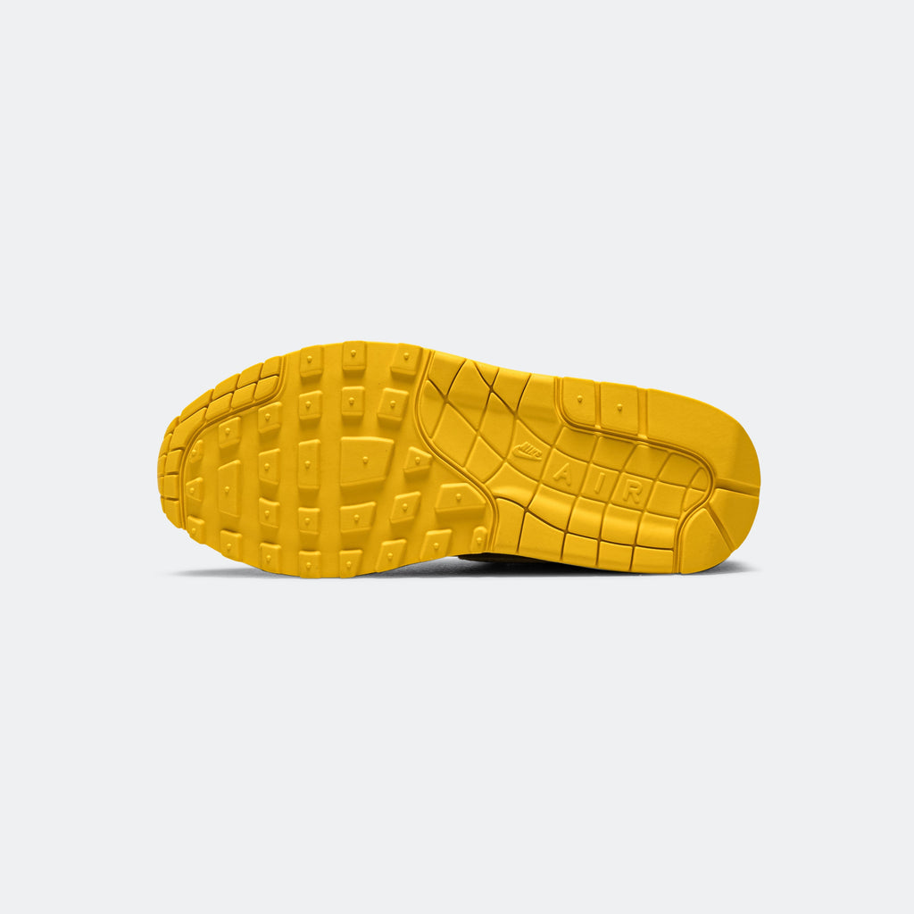 Womens Air Max 1 PRM - Midnight Navy/Varsity Maize-Natural
