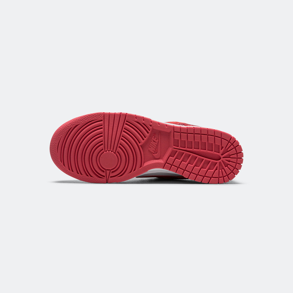 Womens Dunk Low - White/Team Red-Adobe-Dragon Red