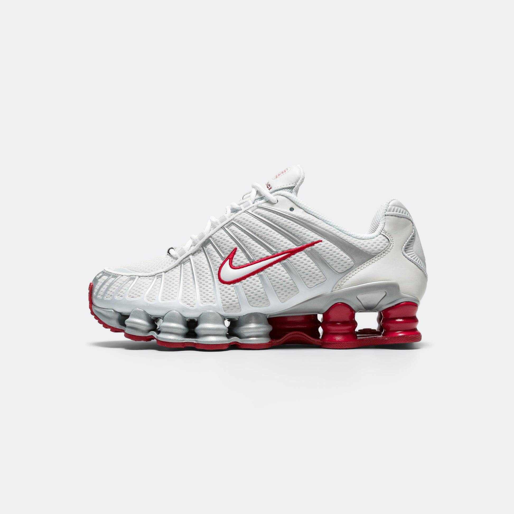 Womens Shox TL - Platinum Tint/White-Gym Red