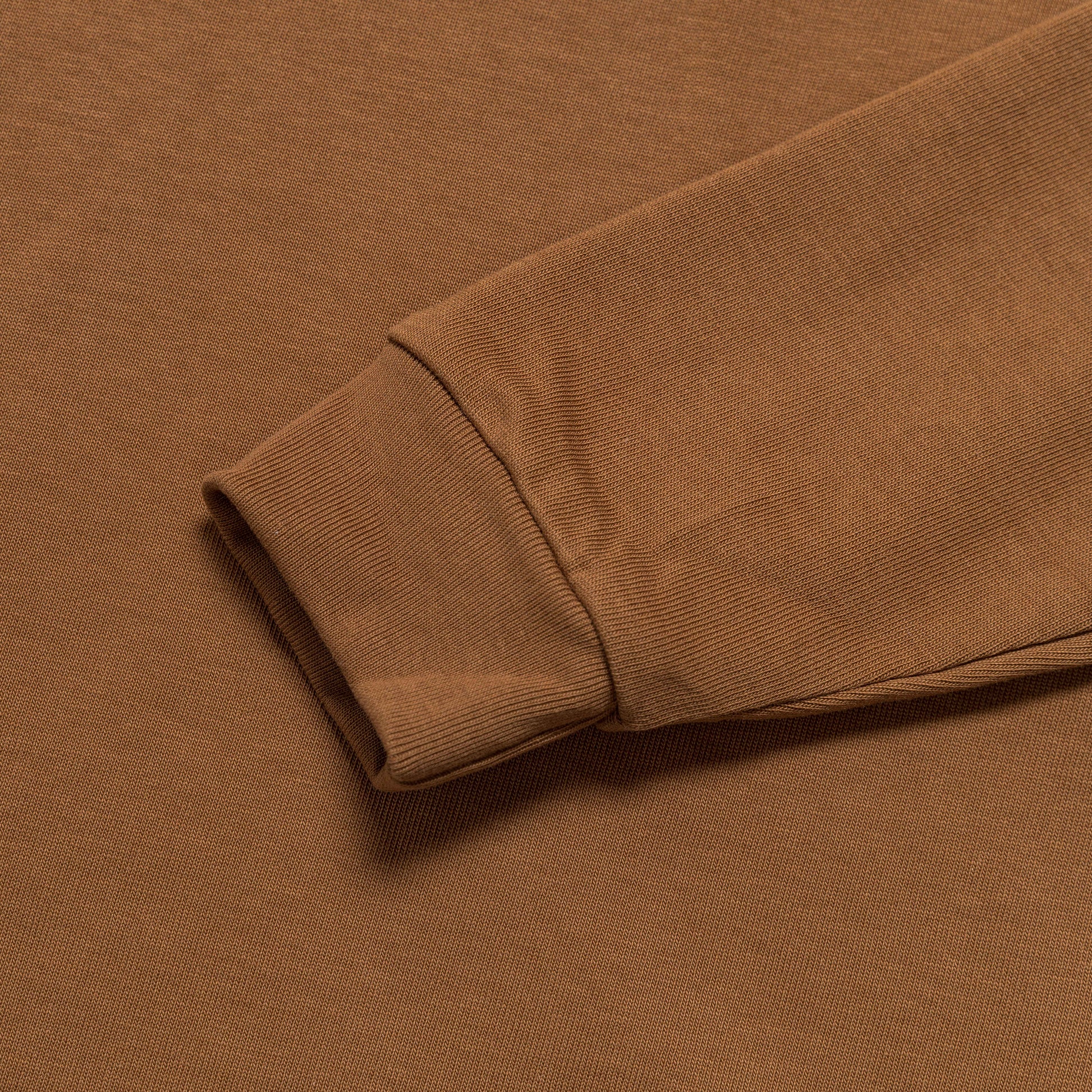 Nike Life Mock Neck LS Shirt - Ale Brown/White