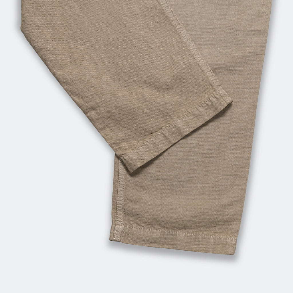Ezra Relaxed Cotton Linen Trouser - Clay