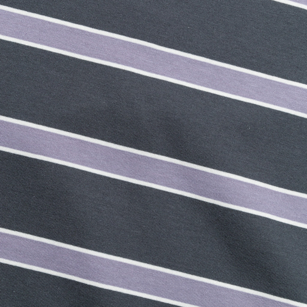 Johannes Multicolour Stripe T-Shirt - Battleship Grey