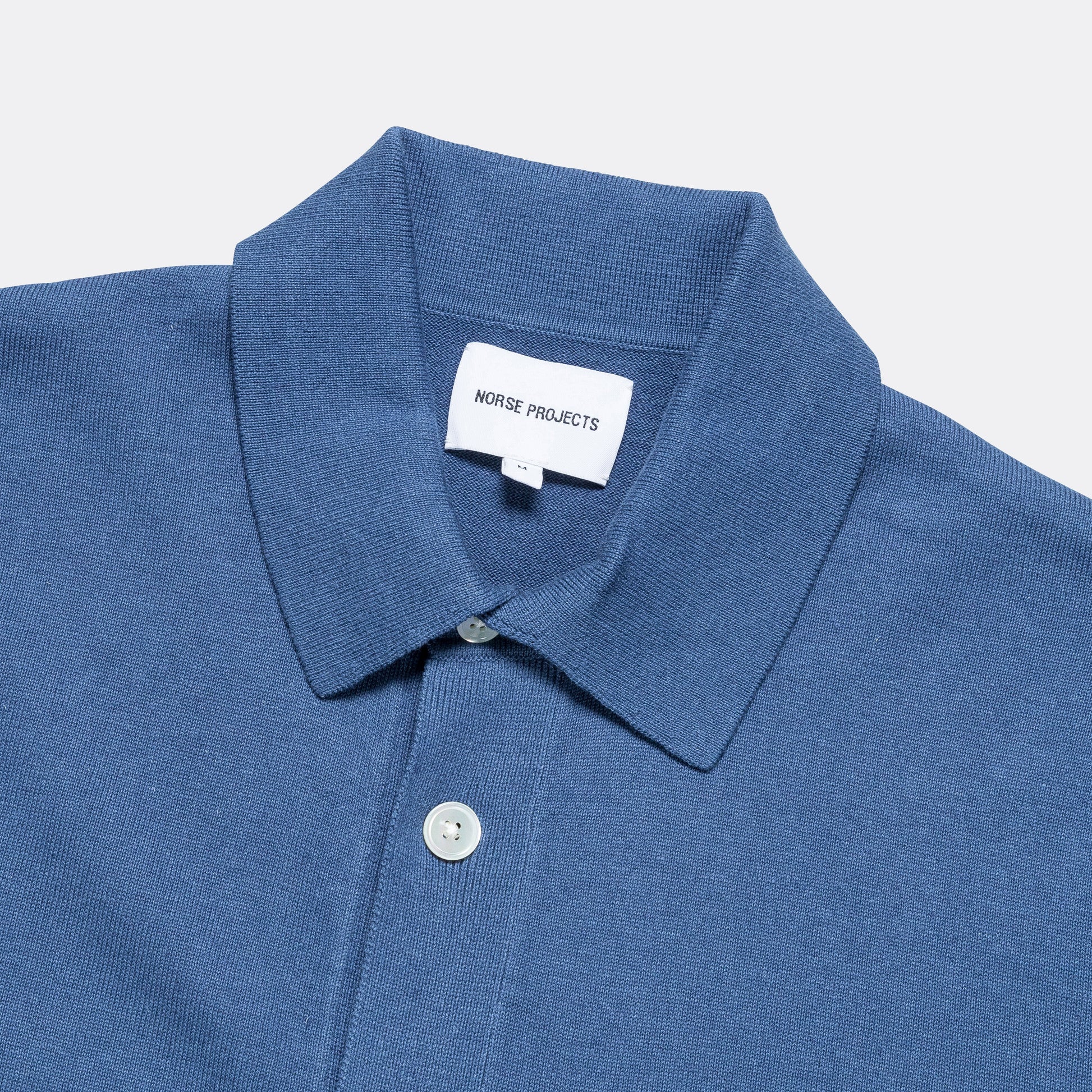 Rollo Cotton Linen SS Shirt - Calcite Blue