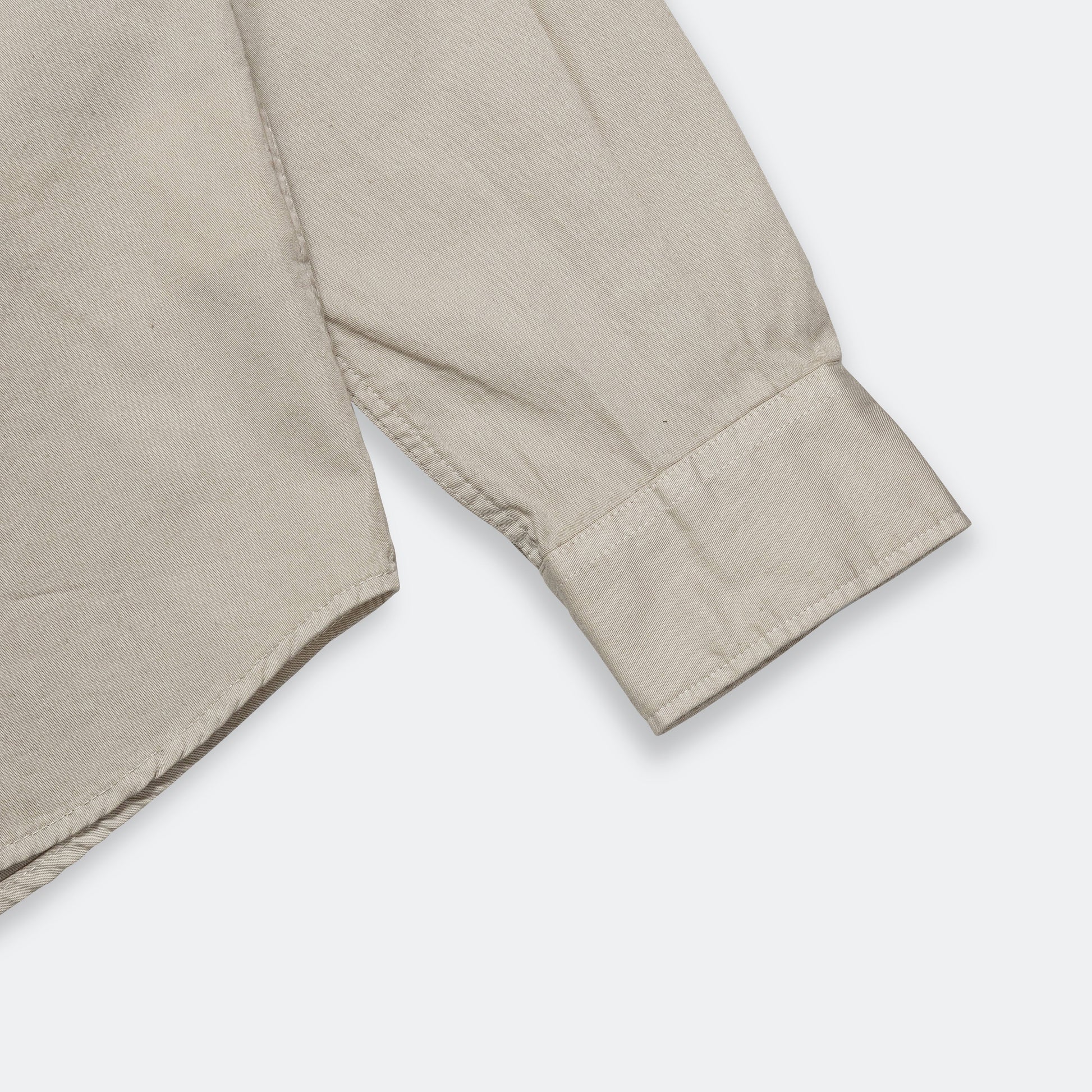 Anton Light Twill Shirt - Oatmeal