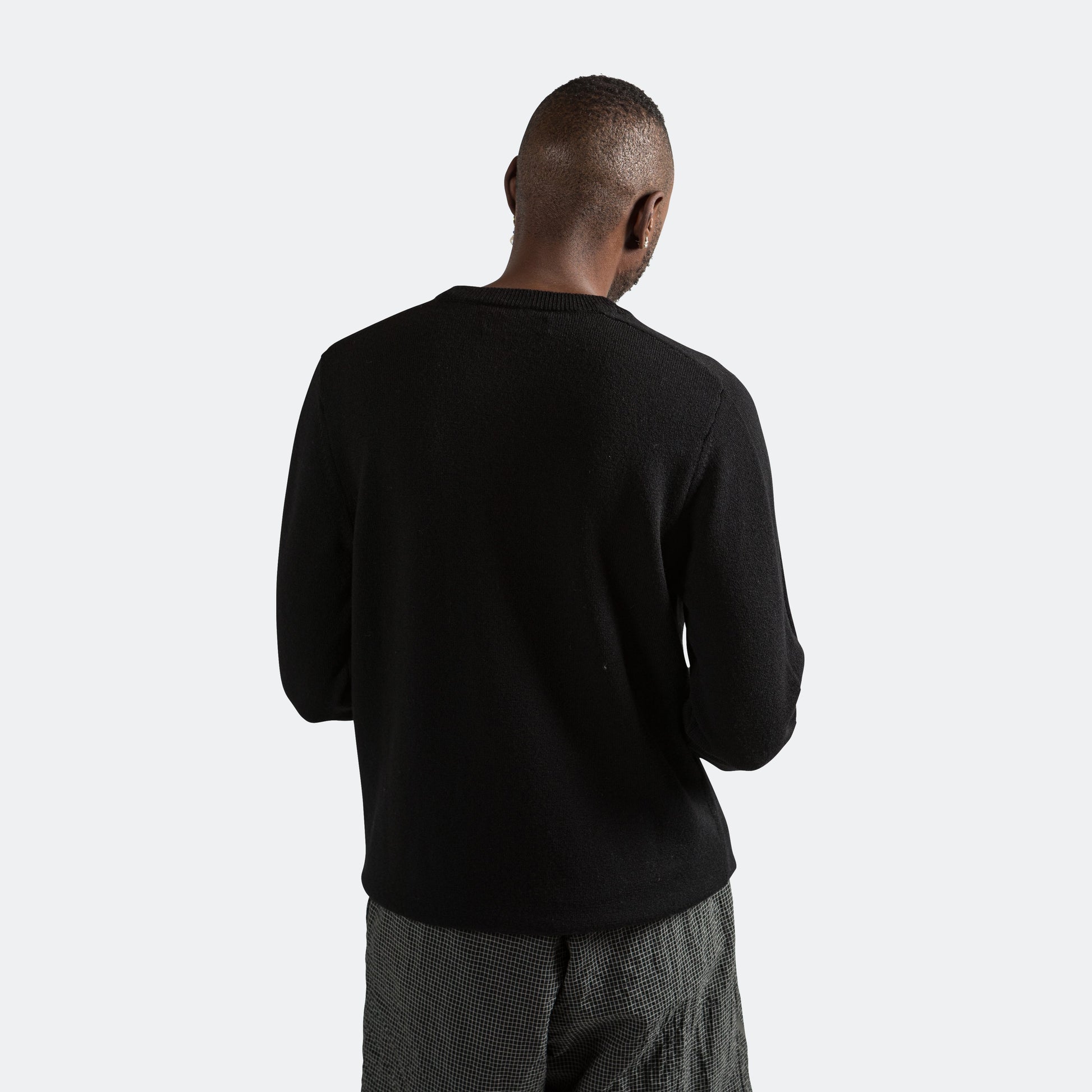 Hybrid Merino Monogram - Black