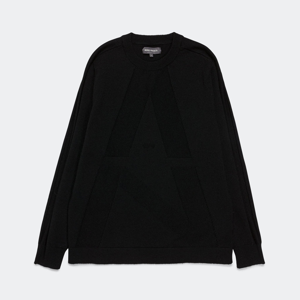 Hybrid Merino Monogram - Black