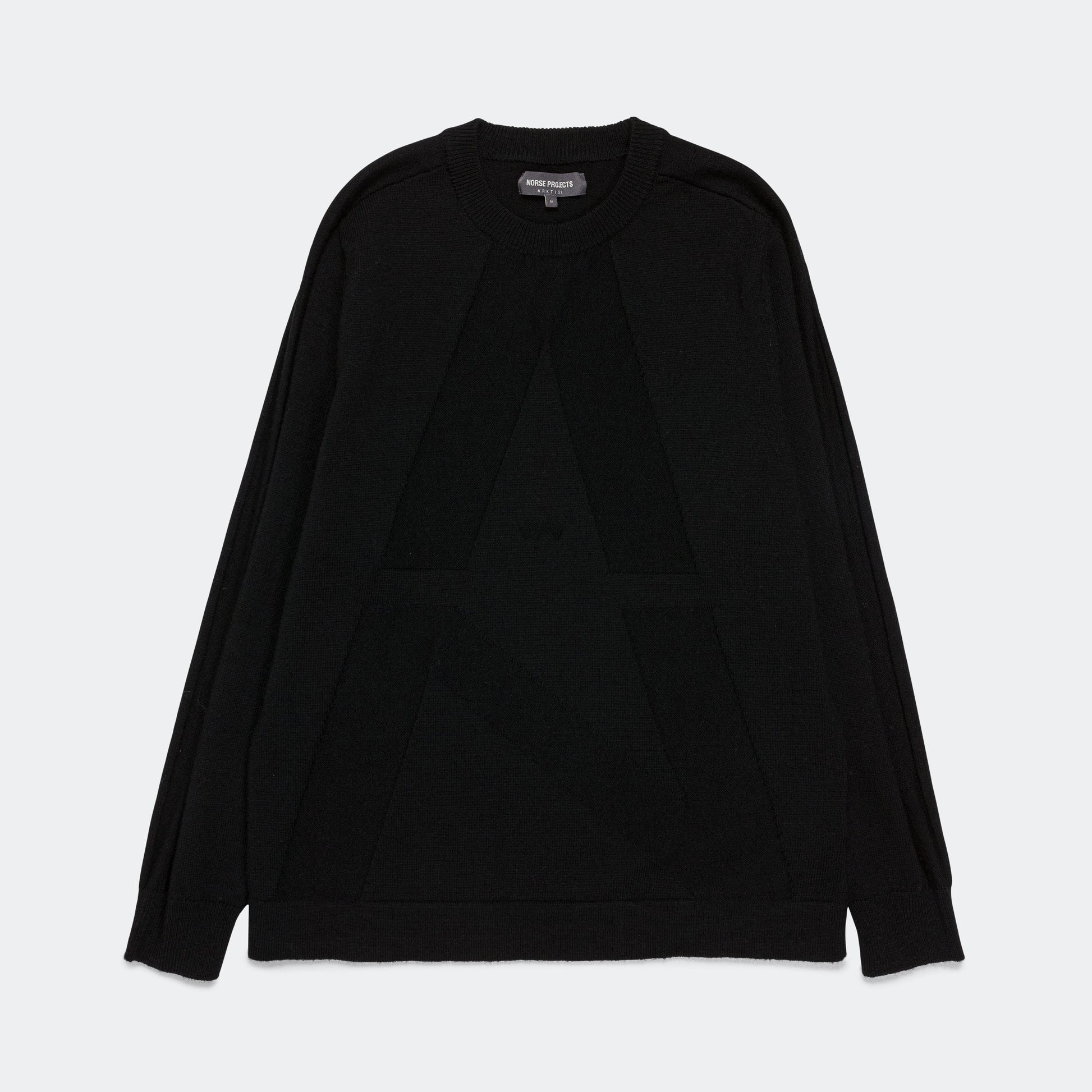 Hybrid Merino Monogram - Black