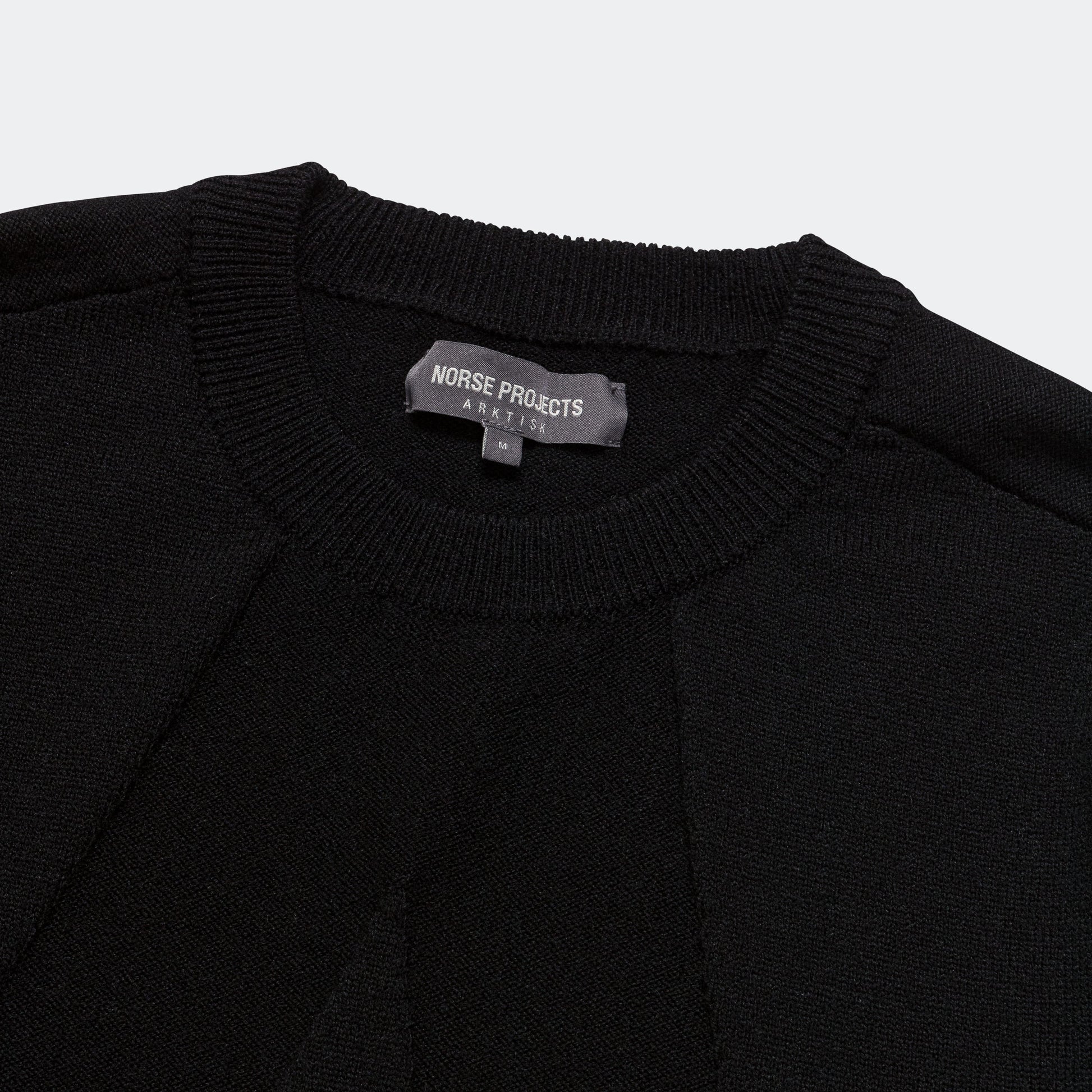 Hybrid Merino Monogram - Black
