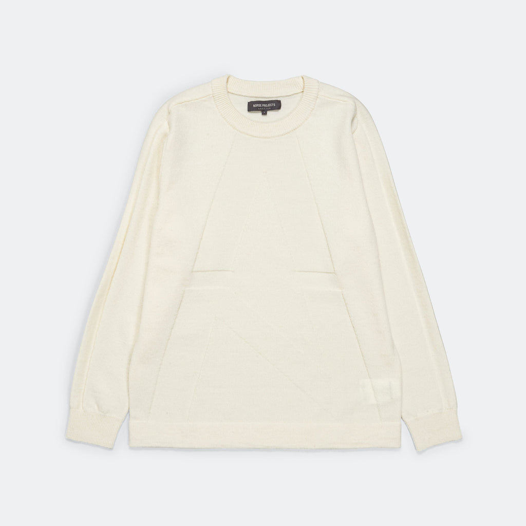 Hybrid Merino Monogram - Ecru