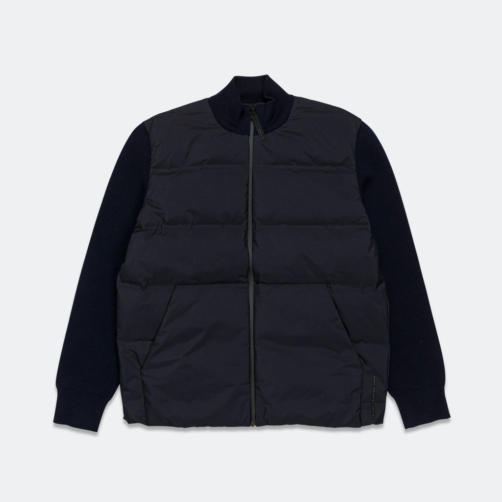 PERTEX® Shield Hybrid Knit Full Zip Jacket - Dark Navy