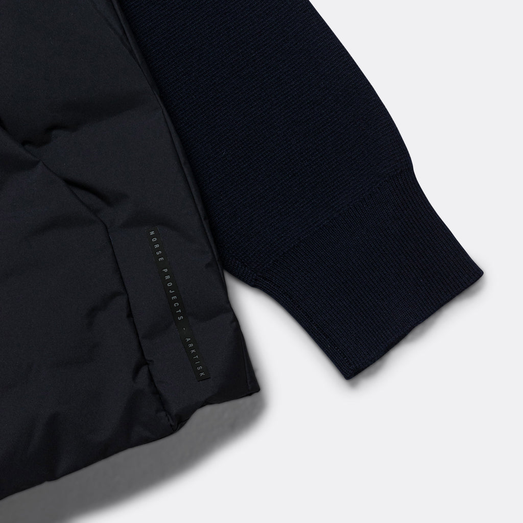 PERTEX® Shield Hybrid Knit Full Zip Jacket - Dark Navy