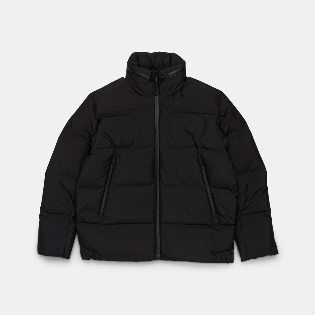 PERTEX® Shield Stand Collar Short Down Jacket - Black