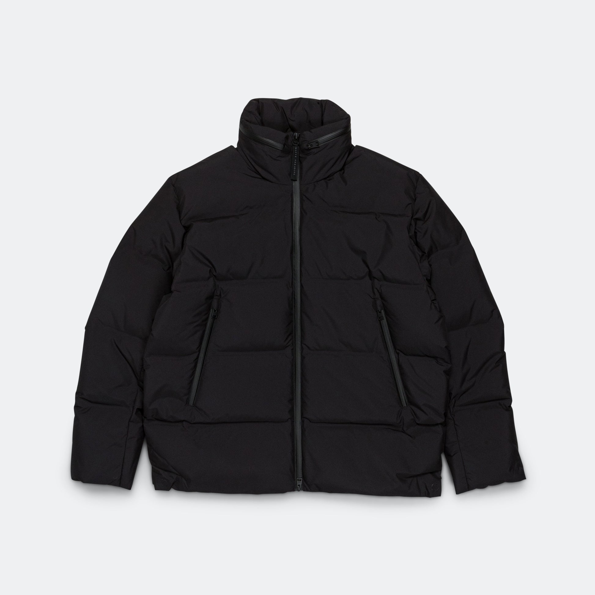 PERTEX® Shield Stand Collar Short Down Jacket - Black