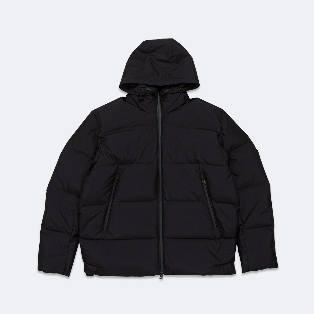 PERTEX® Shield Stand Collar Short Down Jacket - Black