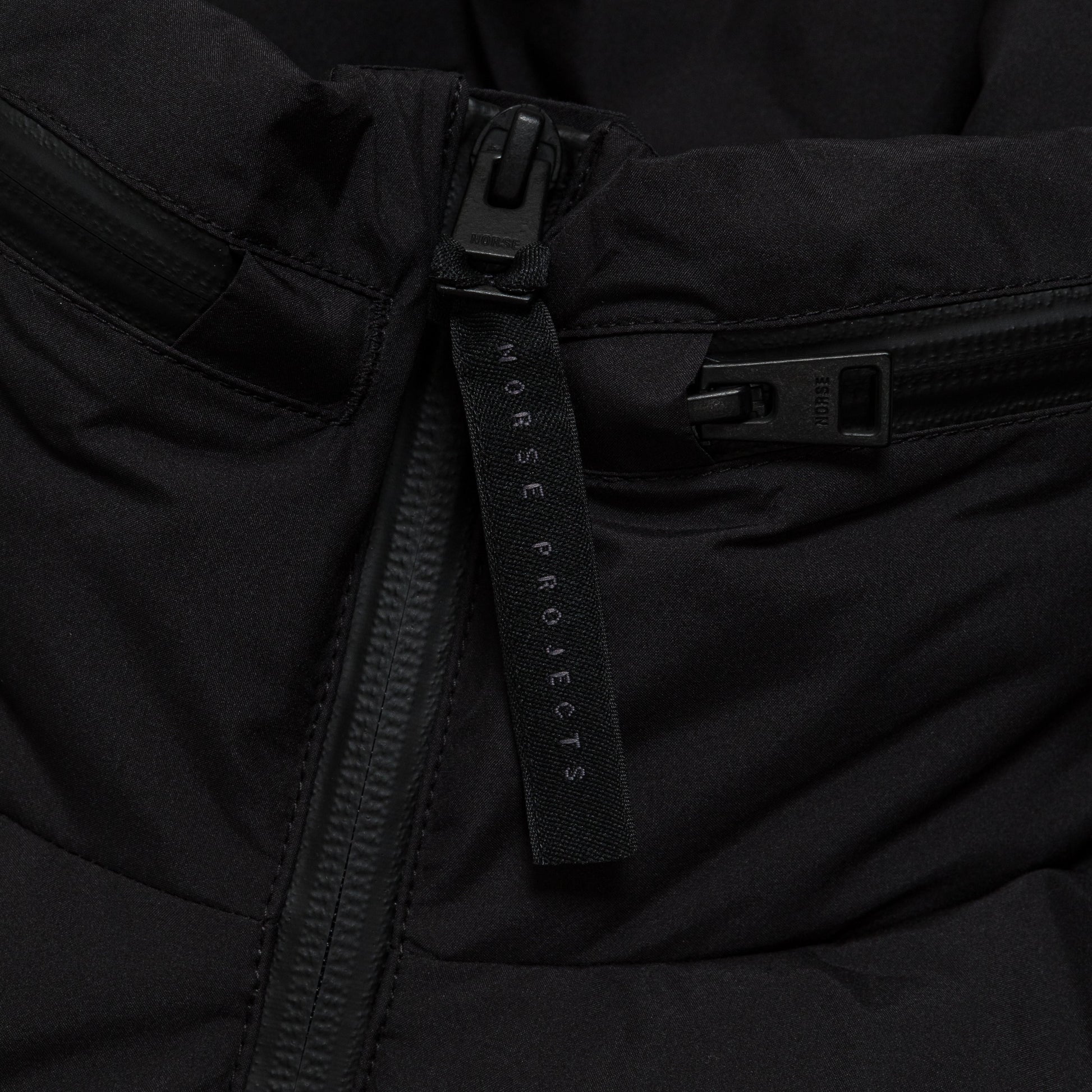 PERTEX® Shield Stand Collar Short Down Jacket - Black