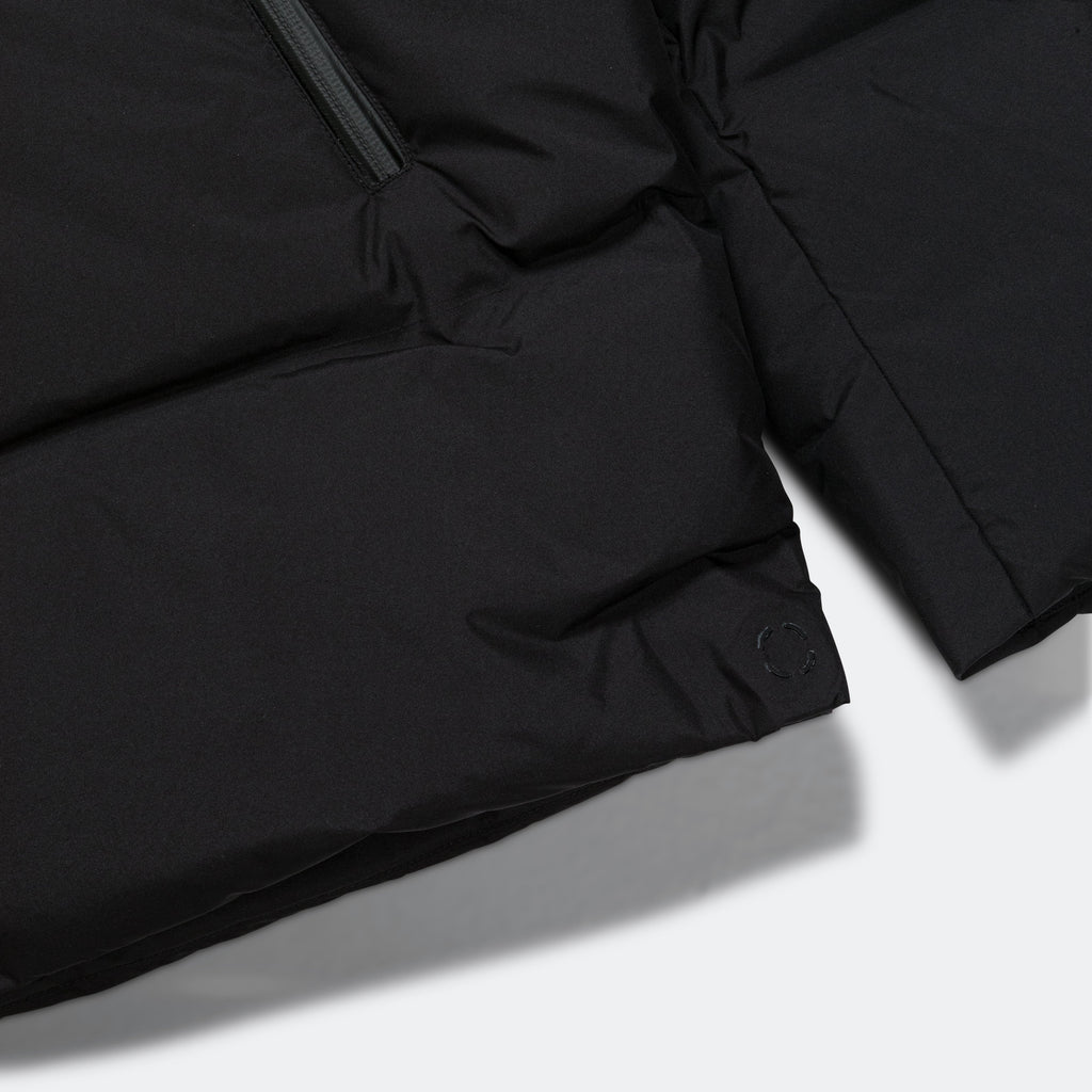 PERTEX® Shield Stand Collar Short Down Jacket - Black