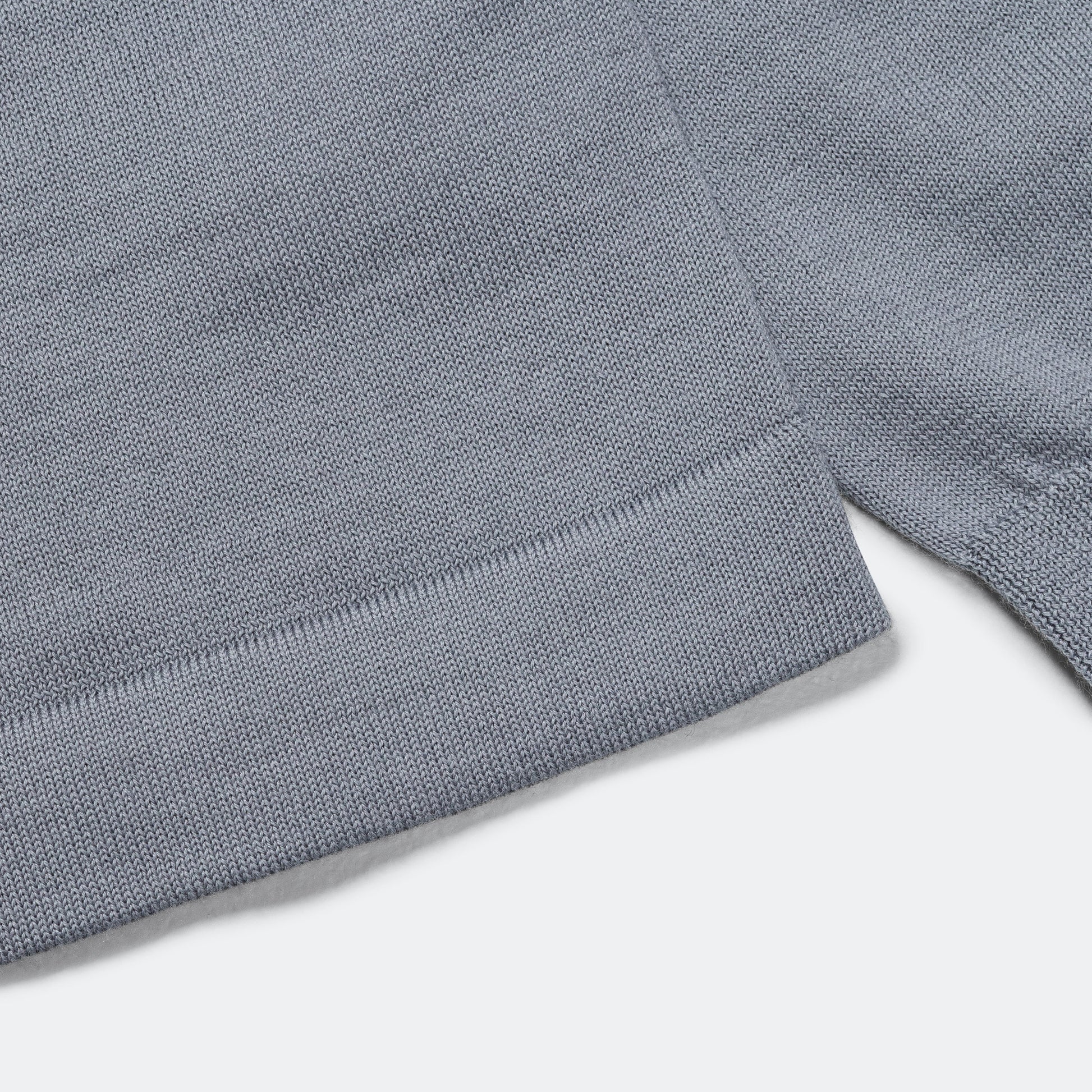 Tech Merino Half Zip - Glacier Grey