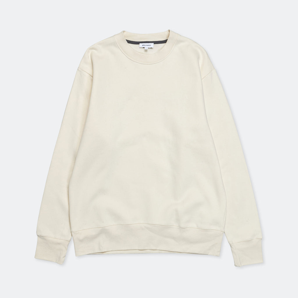Arne Brushed Crew - Ecru