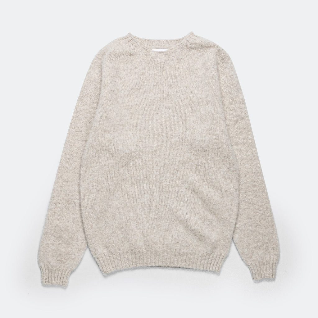 Birnir Brushed Lambswool Sweater - Oatmeal
