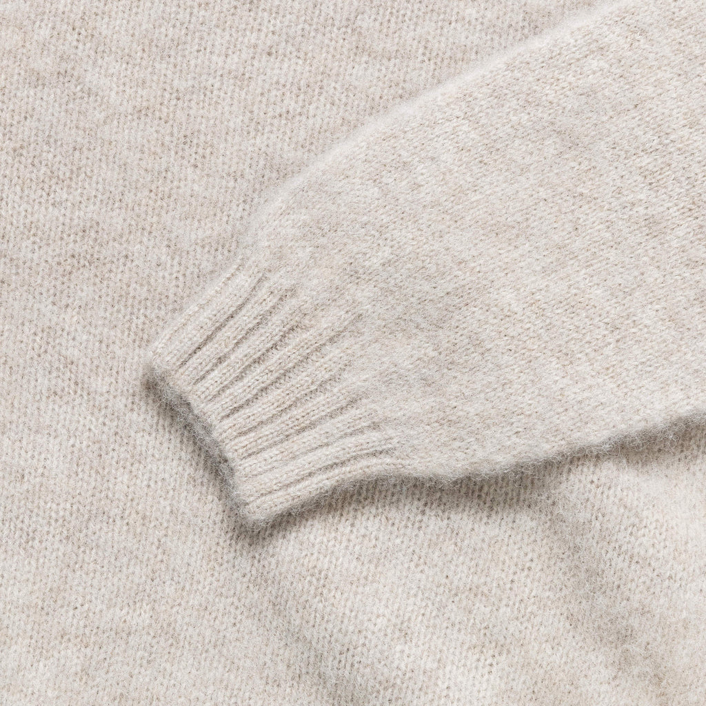 Birnir Brushed Lambswool Sweater - Oatmeal