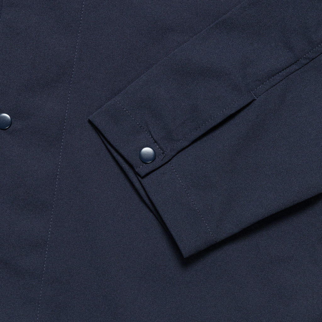 Carsten Solotex Twill LS Shirt - Dark Navy
