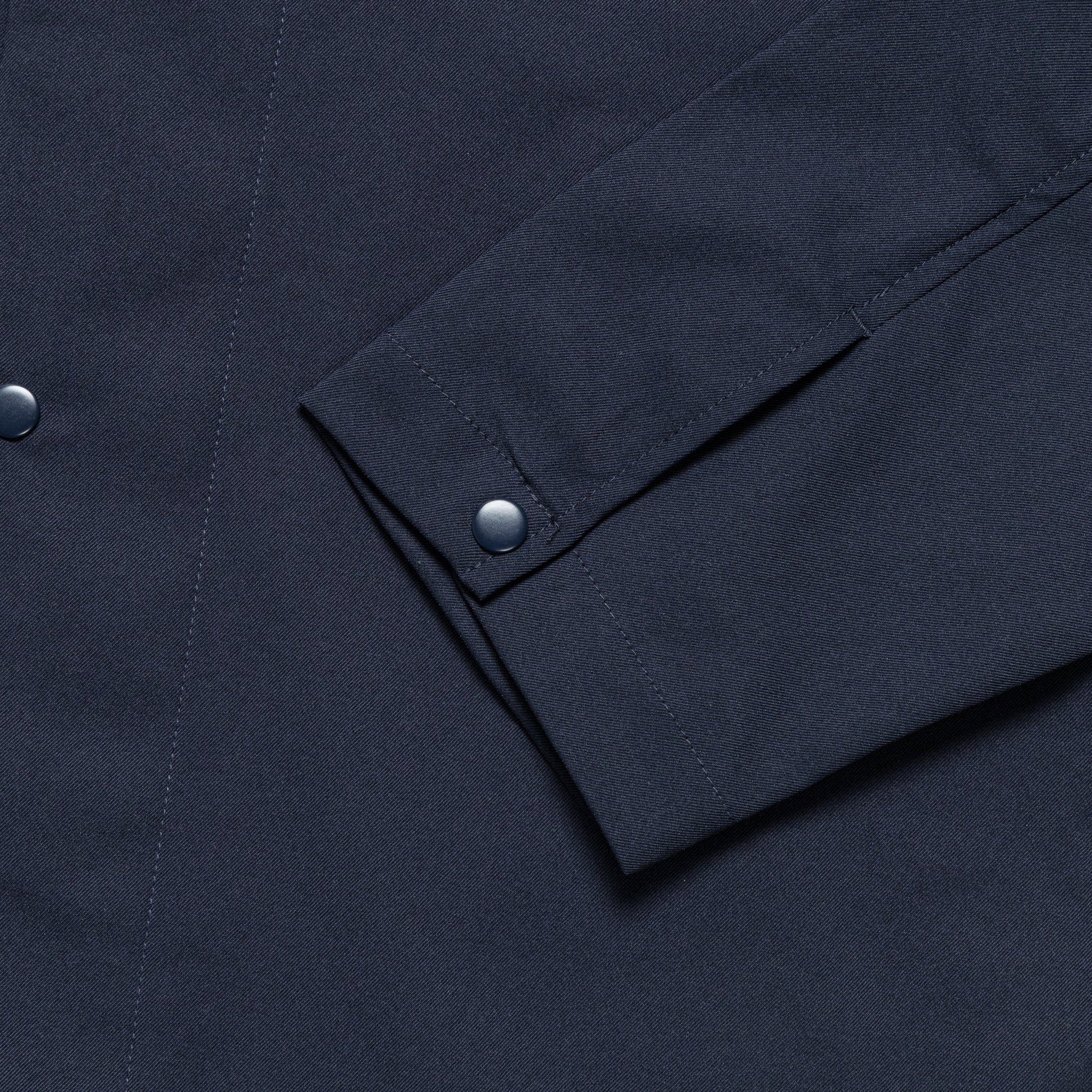 Carsten Solotex Twill LS Shirt - Dark Navy