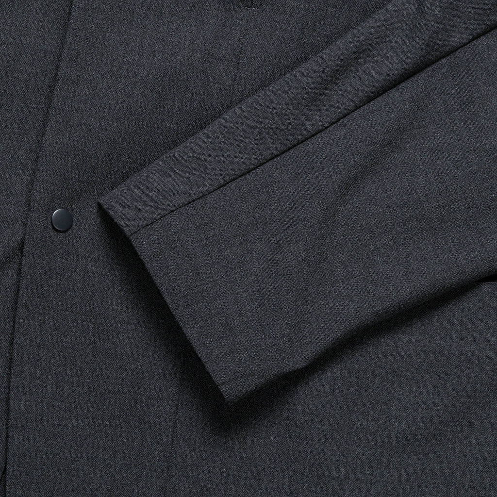 Emil Cordura Tech Wool Blazer - Charcoal Melange