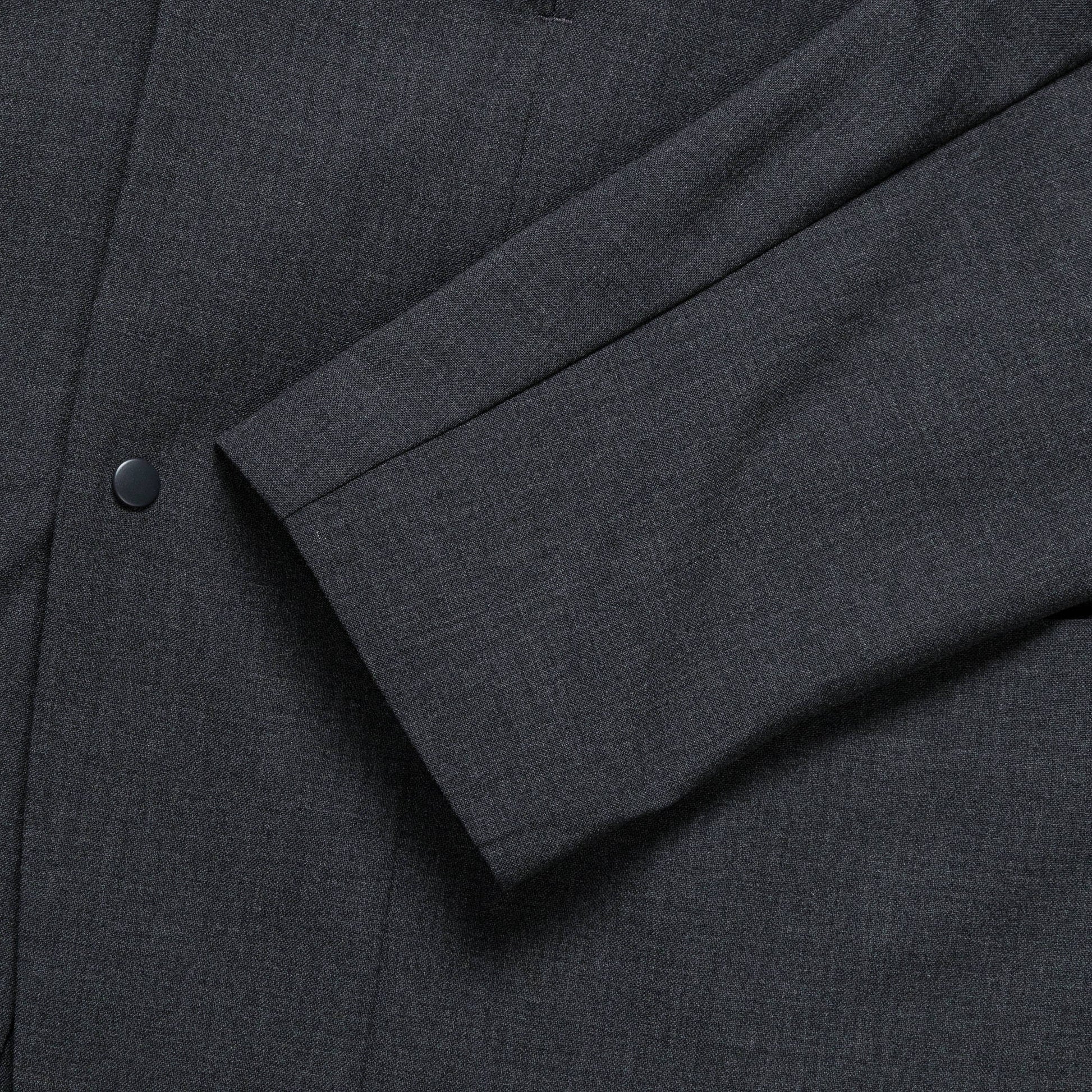 Emil Cordura Tech Wool Blazer - Charcoal Melange