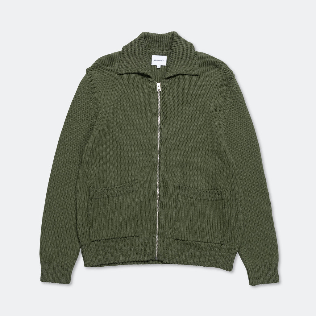 Erik Cotton Jacket - Ivy Green