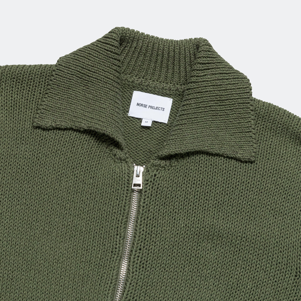 Erik Cotton Jacket - Ivy Green