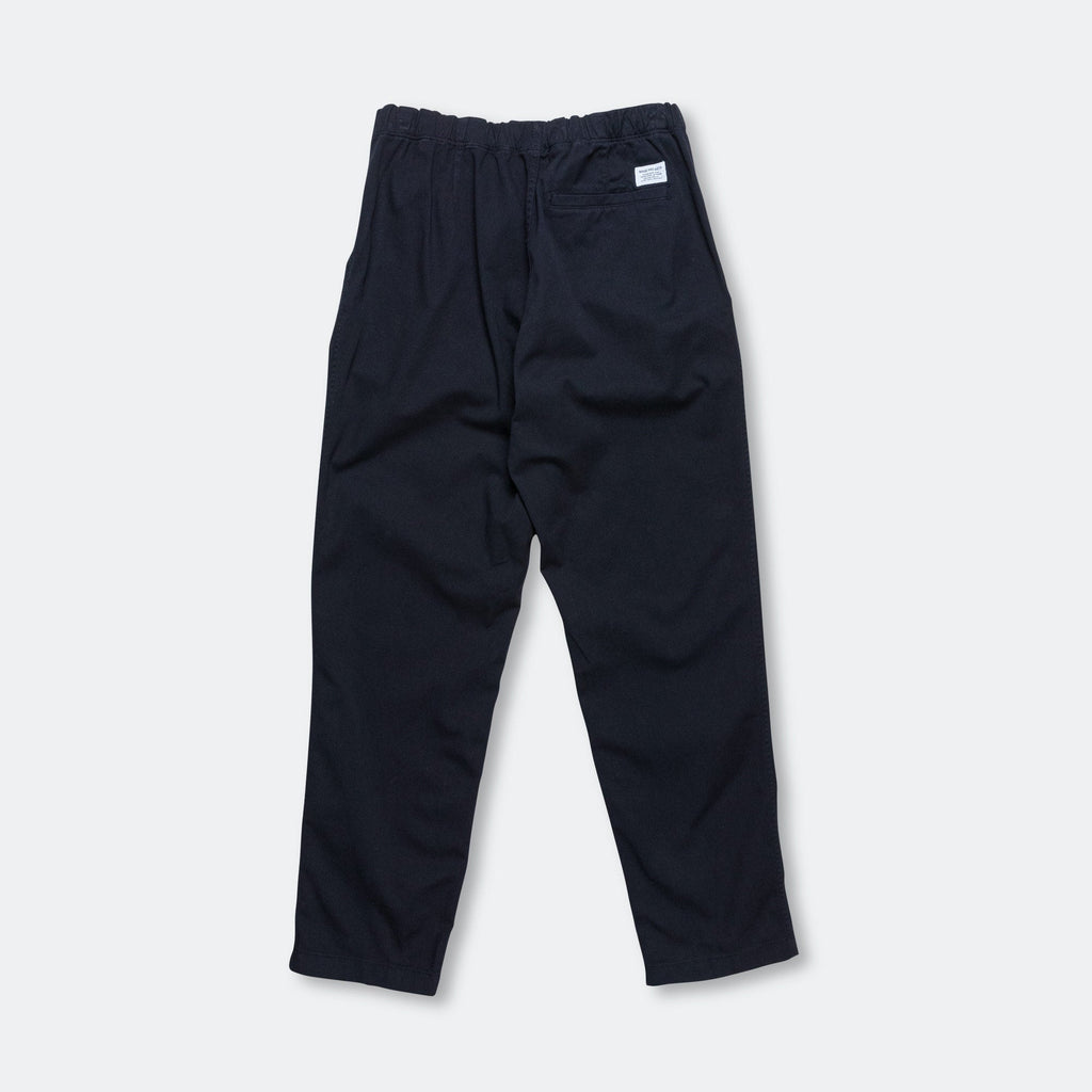 Ezra Relaxed Organic Stretch Twill Trouser - Dark Navy