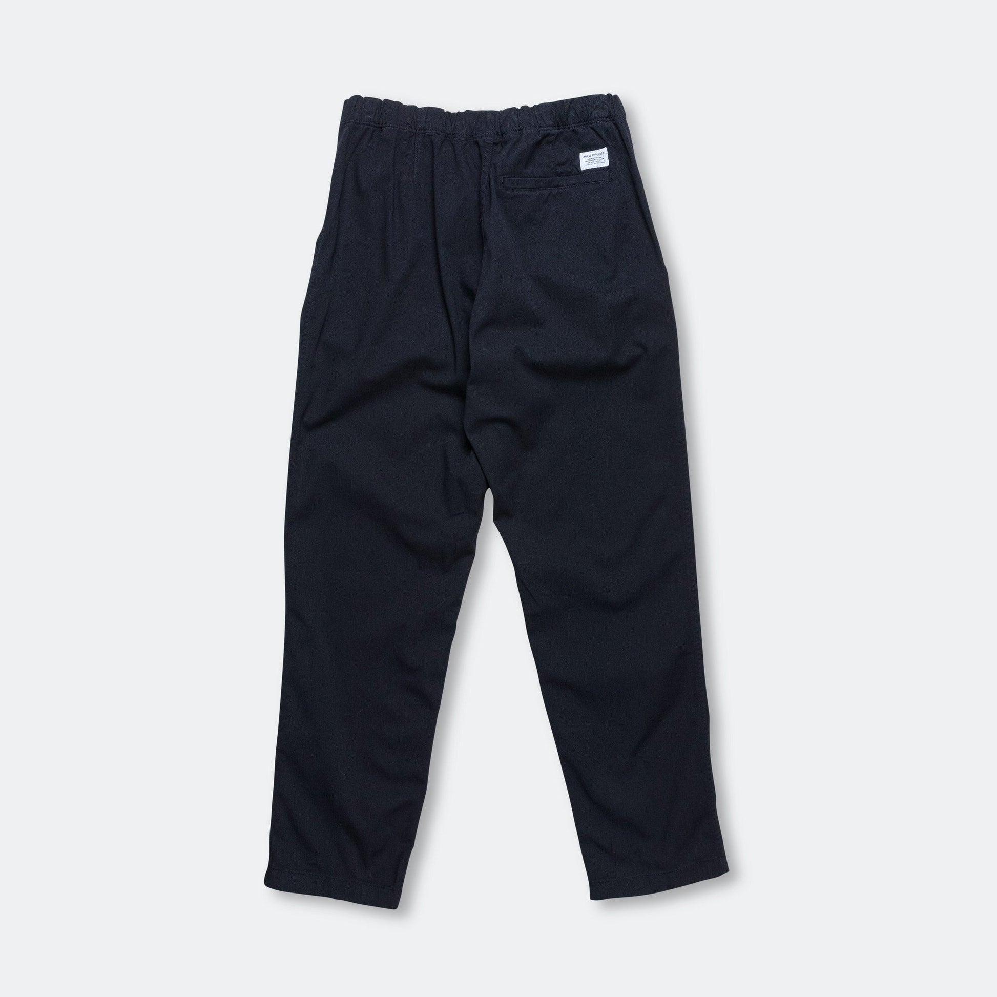 Ezra Relaxed Organic Stretch Twill Trouser - Dark Navy