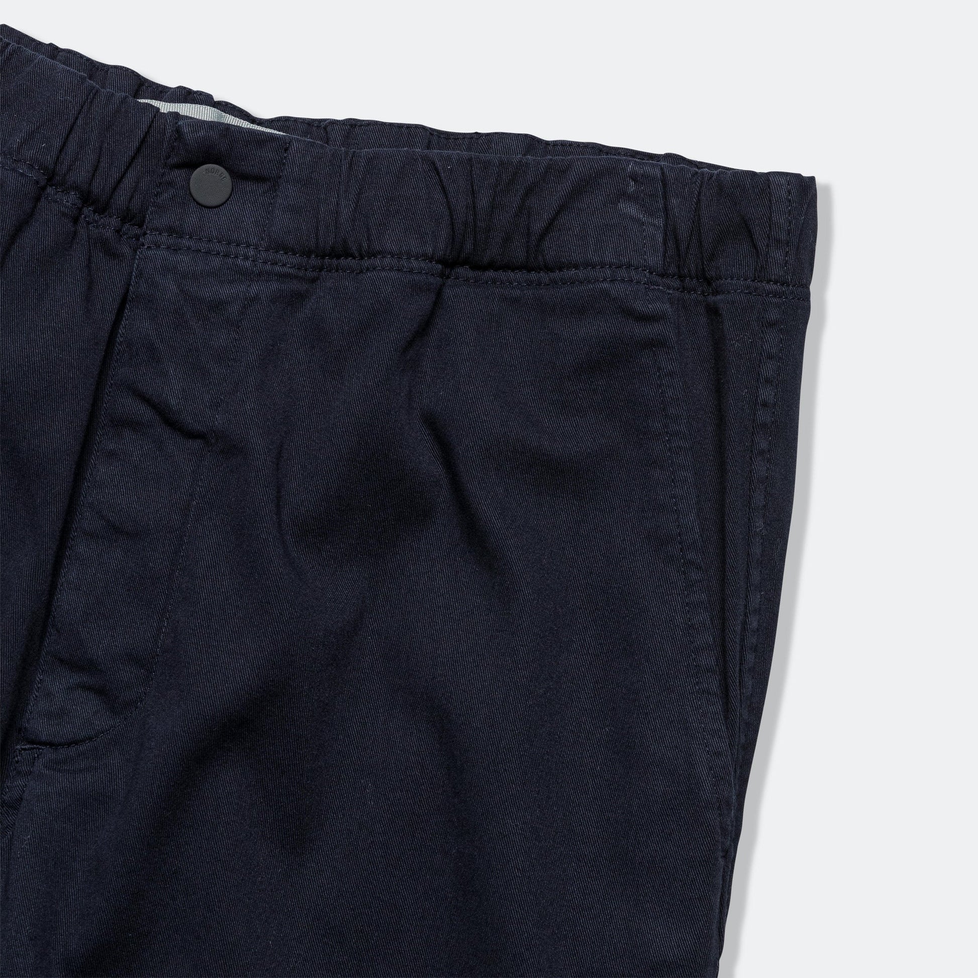 Ezra Relaxed Organic Stretch Twill Trouser - Dark Navy