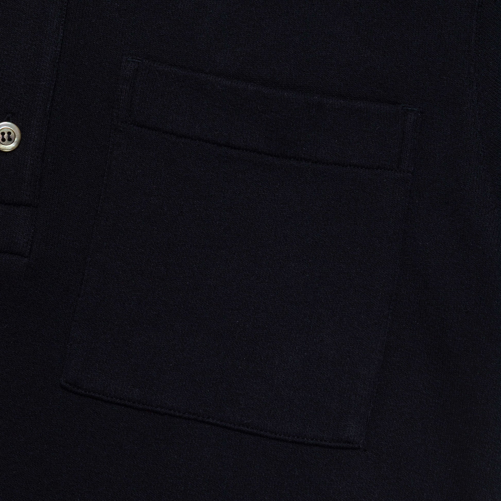 Fraser Relaxed Loopback Tab Series LS Polo - Dark Navy